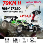 Wltoys A959A 31+MPH 1:18 4WD Remote Control Car High Speed 2.4g Truck ElectricV